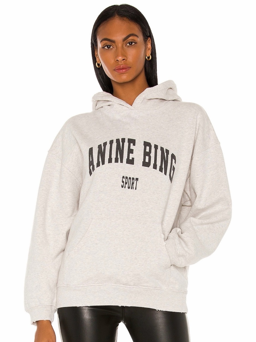 Anine Bing Sport Harvey Pullover Hoodie Sweatshirt